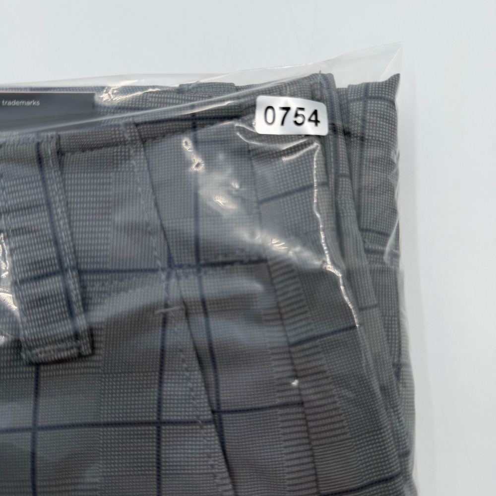 Callaway Mens Opti-Dri Golf Pants Grey Windowpane Plaid Stretch W40 L30 CGBF90N1 - Picture 9 of 9